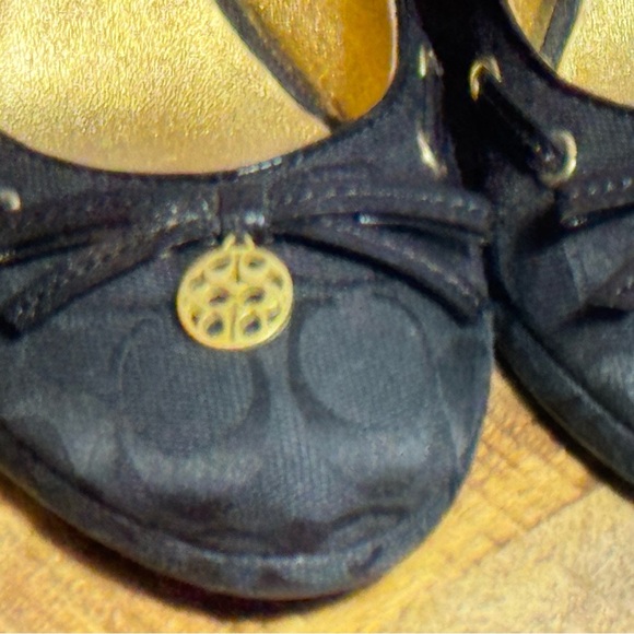 Coach Jacquard Signature Alistar wedges sz 9.5 - Picture 6 of 7
